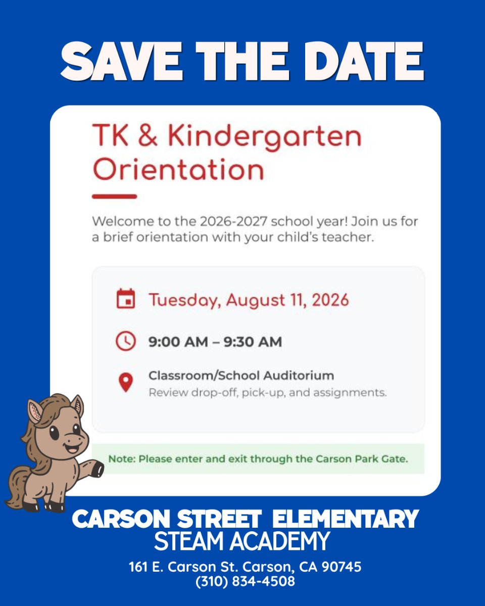 TK & Kindergarten Orientation
